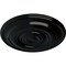 Ekena Millwork Niobe Ceiling Medallion (Fits Canopies up to 8 5/8"), Hand-Painted Black Pearl, 18"OD x 1 1/2"P CM18NIBPS - alternate 2
